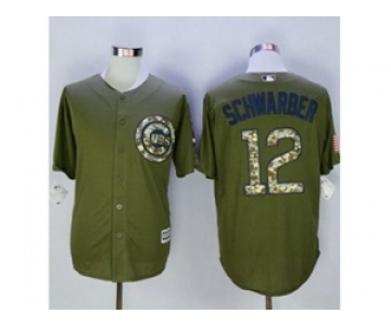 mlb jerseys chicago cubs #12 schwarber green[schwarber]