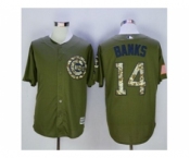 mlb jerseys chicago cubs #14 banks green