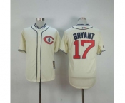 mlb jerseys chicago cubs #17 bryant cream[1929 m&n][bryant]