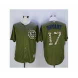 mlb jerseys chicago cubs #17 bryant green[bryant]