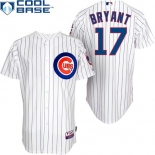 mlb jerseys chicago cubs #17 bryant white[blue strip]