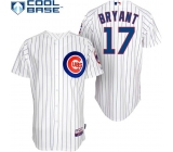 mlb jerseys chicago cubs #17 bryant white[blue strip]