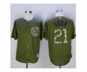 mlb jerseys chicago cubs #21 sosa green[sosa]