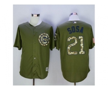 mlb jerseys chicago cubs #21 sosa green[sosa]