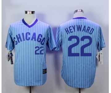 mlb jerseys chicago cubs #22 heyward blue[m&n heyward]