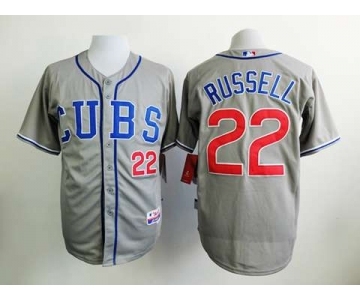 mlb jerseys chicago cubs #22 russell grey[russell]