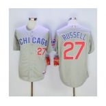 mlb jerseys chicago cubs #27 addison russell grey