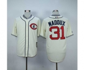 mlb jerseys chicago cubs #31 maddux cream[1929 m&n]