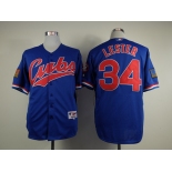 mlb jerseys chicago cubs #34 lester blue[lester][1994 m&n]