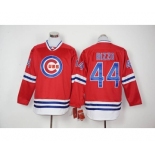 mlb jerseys chicago cubs #44 anthony rizzo red long sleeve