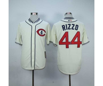 mlb jerseys chicago cubs #44 rizzo cream[1929 m&n]