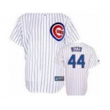 mlb jerseys chicago cubs #44 rizzo white[blue strip]