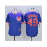 mlb jerseys chicago cubs #49 arrieta blue[m&n]