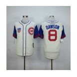 mlb jerseys chicago cubs #8 dawson white[2015 new]