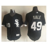 Chicago White Sox #49 Chris Sale Black Flexbase Authentic Collection Stitched Baseball Jersey