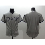 Chicago White Sox Blank Grey Flexbase Authentic Collection Stitched Baseball Jersey