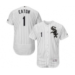 Men Chicago White Sox #1 Adam Eaton Majestic White Flexbase Authentic Collection Player Jersey