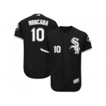 Men Chicago White Sox #10 Yoan Moncada Black Flexbase Authentic Collection Stitched MLB Jersey