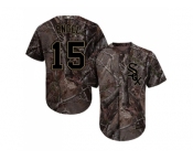 Men Chicago White Sox #15 Adam Engel Camo Realtree Collection Cool Base Stitched MLB Jerseys