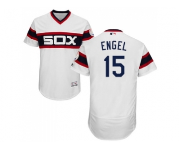 Men Chicago White Sox #15 Adam Engel White Flexbase Authentic Collection Alternate Home Stitched MLB Jerseys