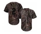 Men Chicago White Sox #2 Nellie Fox Camo Realtree Collection Cool Base Stitched MLB Jersey