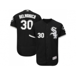 Men Chicago White Sox #30 Nicky Delmonico Black Flexbase Authentic Collection Stitched MLB Jerseys