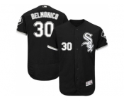 Men Chicago White Sox #30 Nicky Delmonico Black Flexbase Authentic Collection Stitched MLB Jerseys