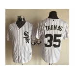 Men Chicago White Sox #35 Frank Thomas White 2016 Official Cool Base Jersey