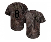 Men Chicago White Sox #8 Bo Jackson Camo Realtree Collection Cool Base Stitched MLB Jersey