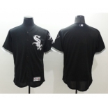 Men Chicago White Sox Black Majestic Black Flexbase Authentic Collection Jersey