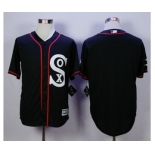 Men Chicago White Sox Blank Black 2016 Official Cool Base Jersey