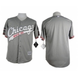 Men Chicago White Sox Blank Gray 2016 Official Cool Base Jersey