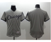 Men Chicago White Sox Blank Majestic Gray Flexbase Authentic Collection Jersey