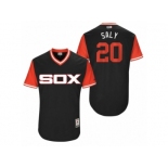 Men's 2017 Little League World Series White Sox Tyler Saladino #20 Saly Black Jersey