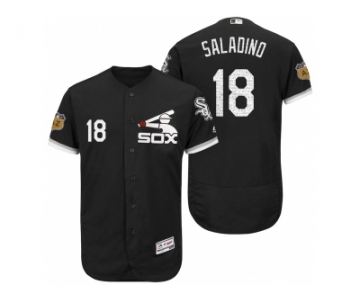 Men's Chicago White Sox #18 Tyler Saladino 2017 Spring Training Cool Base Stitched MLB Jersey