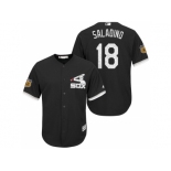 Men's Chicago White Sox #18 Tyler Saladino 2017 Spring Training Flex Base Authentic Collection Stitched Baseball Jersey