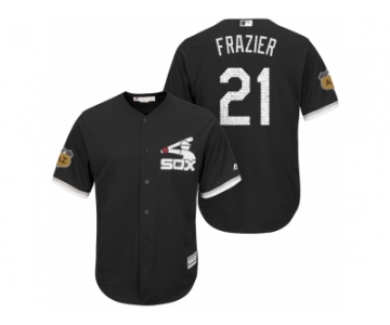 Men's Chicago White Sox #21 Todd Frazier 2017 Spring Training Flex Base Authentic Collection Stitched Baseball Jersey