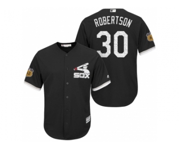 Men's Chicago White Sox #30 David Robertson 2017 Spring Training Flex Base Authentic Collection Stitched Baseball Jersey