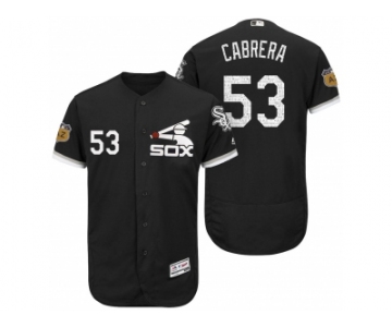 Men's Chicago White Sox #53 Melky Cabrera 2017 Spring Training Cool Base Stitched MLB Jersey