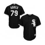 Men's Chicago White Sox #79 Jose Abreu Majestic Black Cool Base Player Jersey