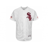 Men's Chicago White Sox Blank White Stitched 2016 Fashion Stars & Stripes Flex Base Baseball Jersey