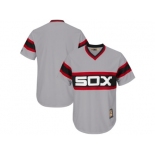 Men's Chicago White Sox Majestic Road Gray Cooperstown Cool Base Jersey