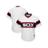 Men's Chicago White Sox Majestic White Throwback Home Cool Base Jersey