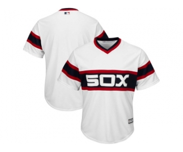 Men's Chicago White Sox Majestic White Throwback Home Cool Base Jersey