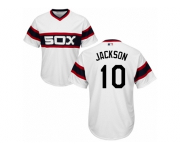 Men's Majestic Chicago White Sox #10 Austin Jackson Replica White 2013 Alternate Home Cool Base MLB Jersey