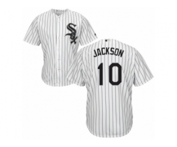 Men's Majestic Chicago White Sox #10 Austin Jackson Replica White Home Cool Base MLB Jersey