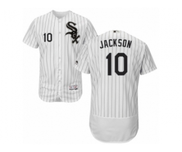 Men's Majestic Chicago White Sox #10 Austin Jackson White Black Flexbase Authentic Collection MLB Jersey