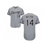 Men's Majestic Chicago White Sox #14 Bill Melton Grey Flexbase Authentic Collection MLB Jersey