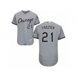 Men's Majestic Chicago White Sox #21 Todd Frazier Grey Flexbase Authentic Collection MLB Jersey