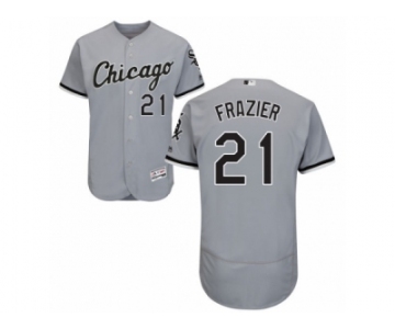 Men's Majestic Chicago White Sox #21 Todd Frazier Grey Flexbase Authentic Collection MLB Jersey